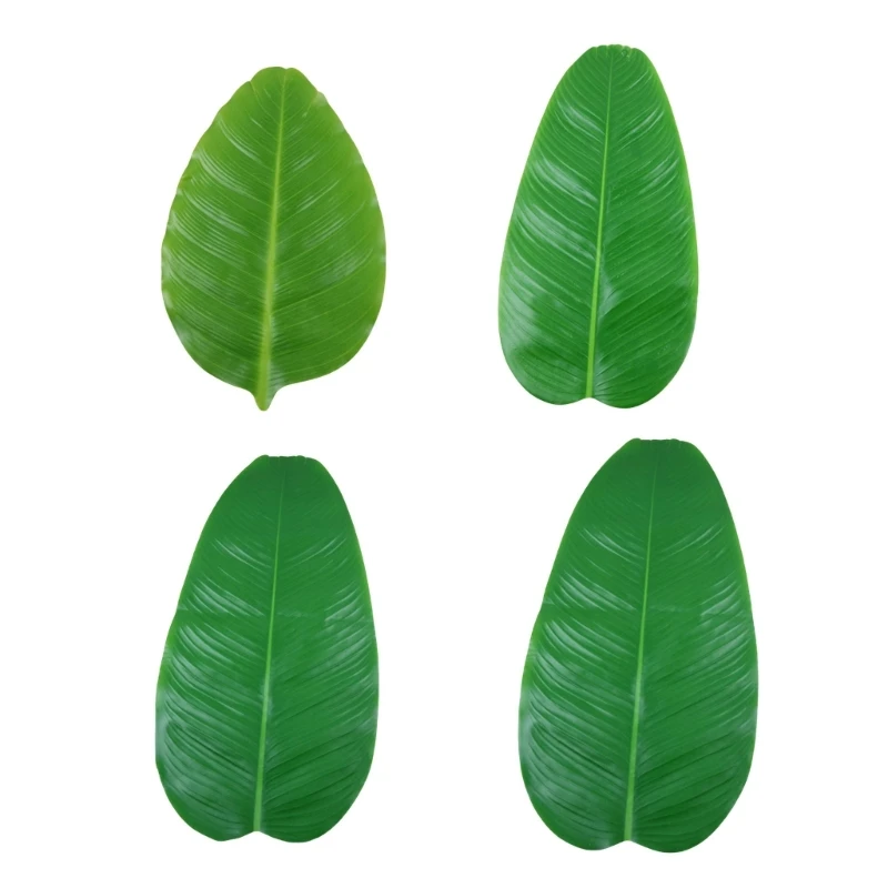 Set of 4 Faux Banana Leaf Lifelikes Texture for Event and Stage Designs