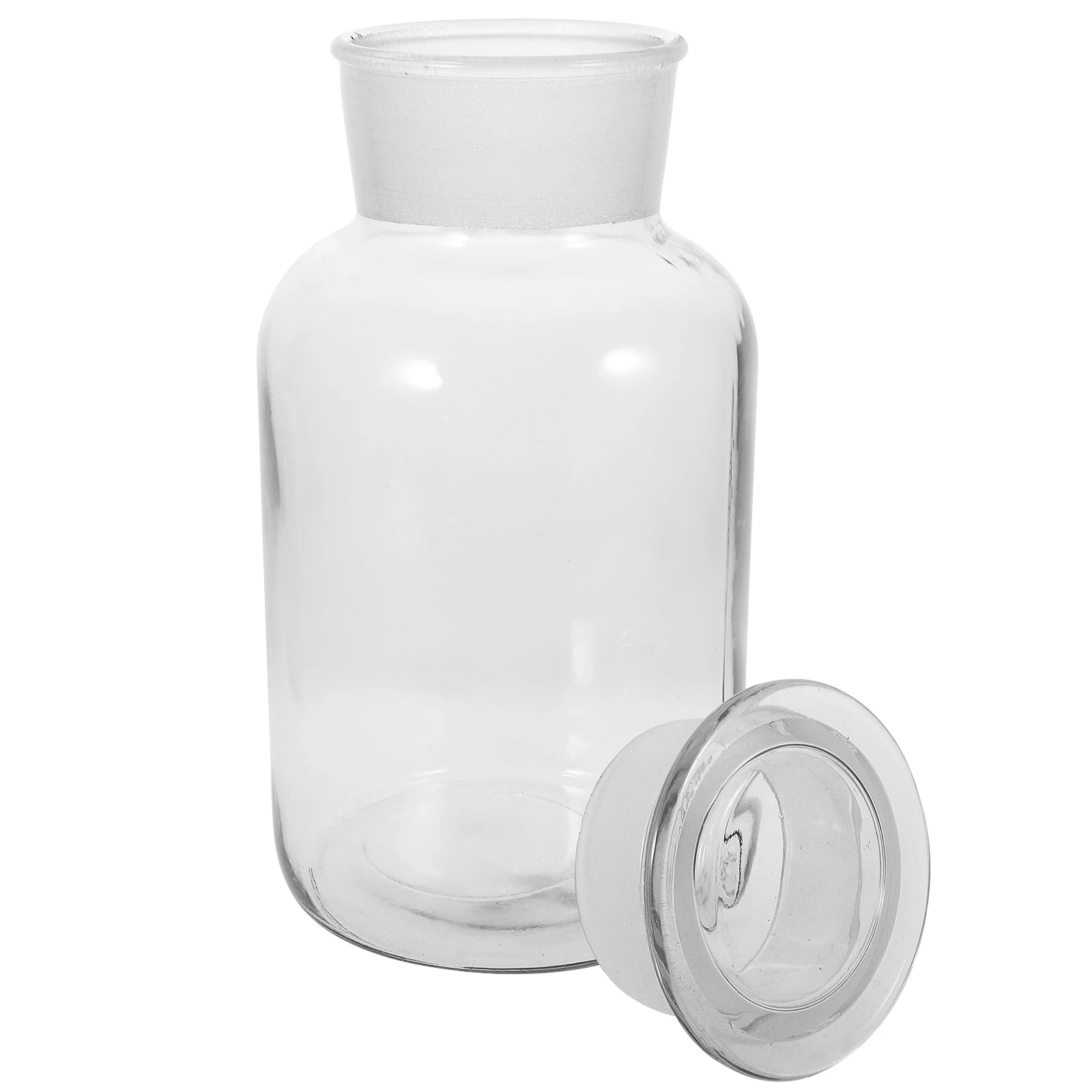 

Large Glass Storage Jar Airtight Clear Wide Mouth Coffee Bean Candy Cookie Container Glass Food Storage Containers