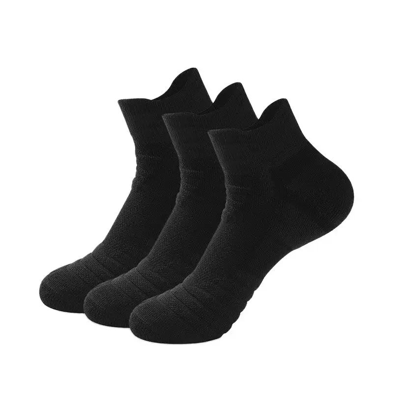 

Mens Sport Basketball Ankle Sock Professional Elite Thickened Quick-drying Non-slip Low Cut Running Socks