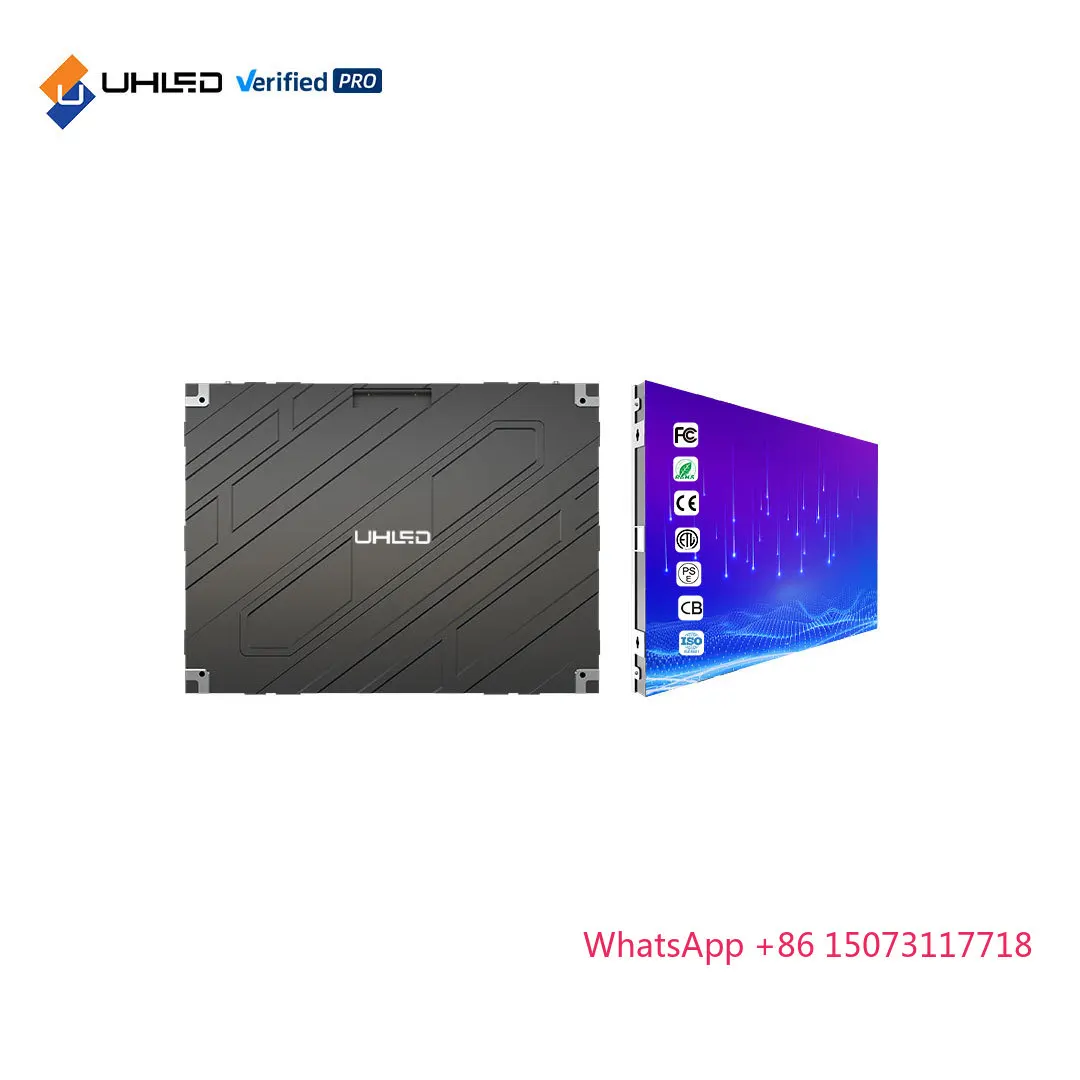 Pantalla interior LED de P1.25mm Pantalla de pantalla de panel LED HD de gabinete de pared de vídeo LED de alto brillo