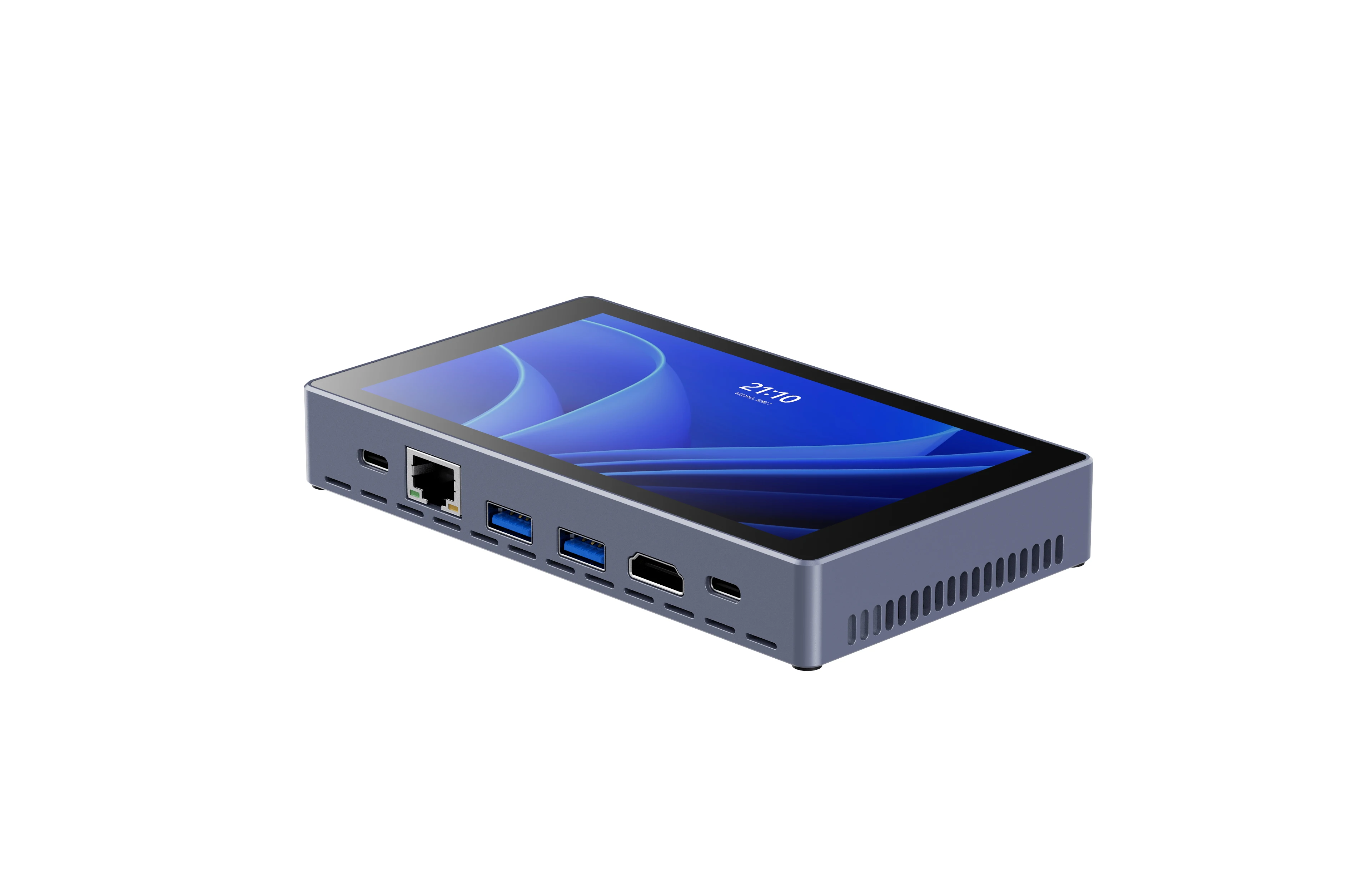Mini PC Intel N5095 con display touch da 5,5": 8 GB di RAM SSD da 128 GB, Win11, IPS 1920x1200, WiFi 2.4G/5G, BT 5.0, Tipo C, HDMI
