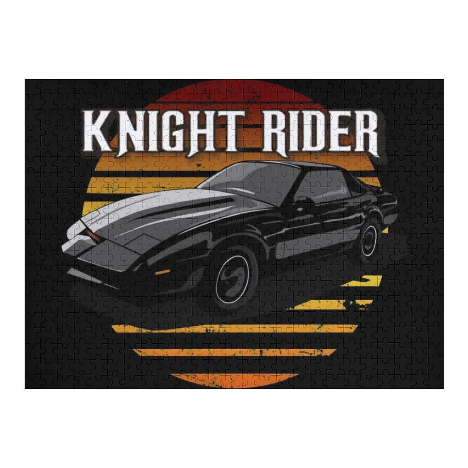 

Knight Rider KITT Jigsaw Puzzle Personalized Toy Personalized Baby Object Custom Name Child Toy Personalized Wooden Name Puzzle