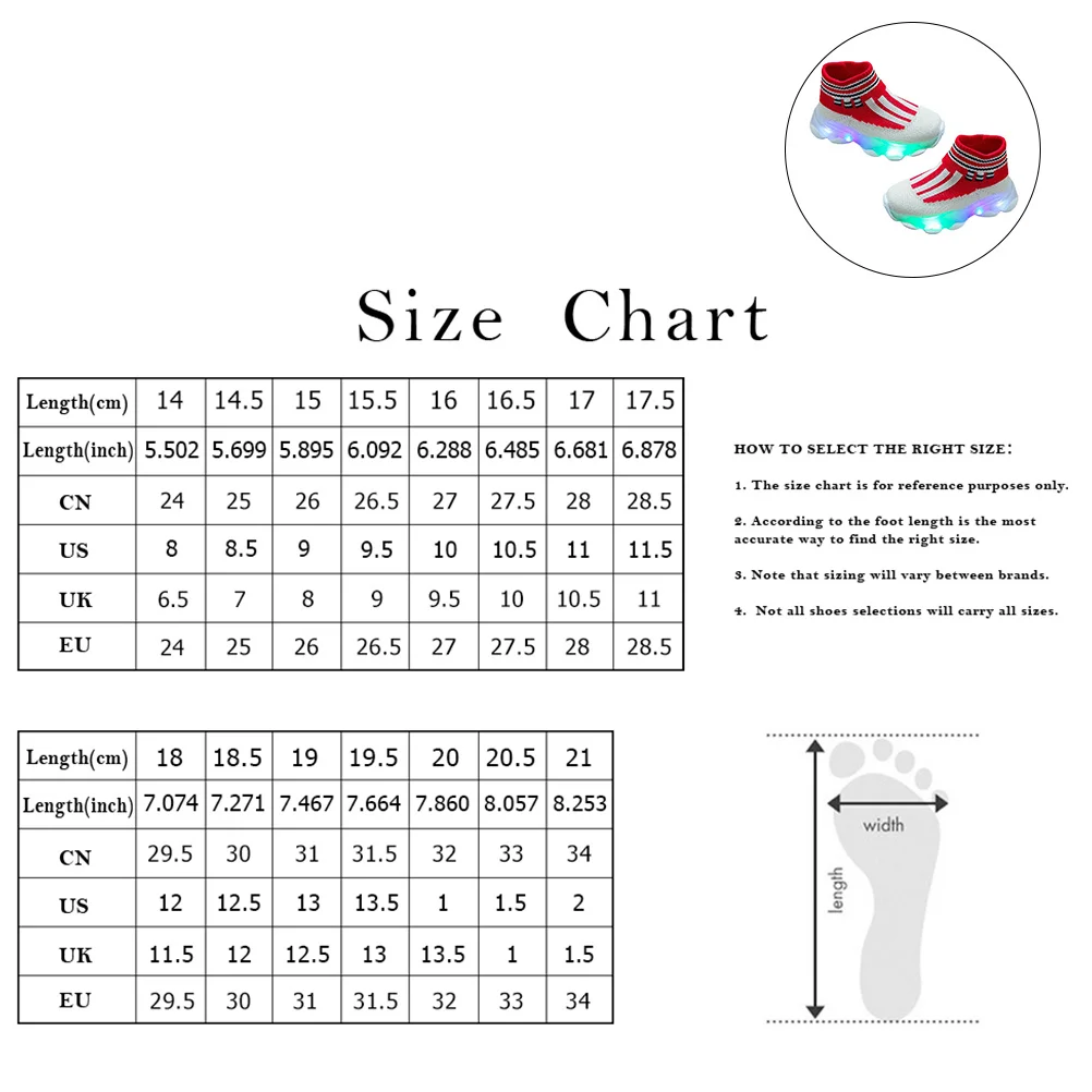 

1Pair Breathable Sports Shoes Glow in Dark Sneakers for Flexible Non Slip Sole Wear