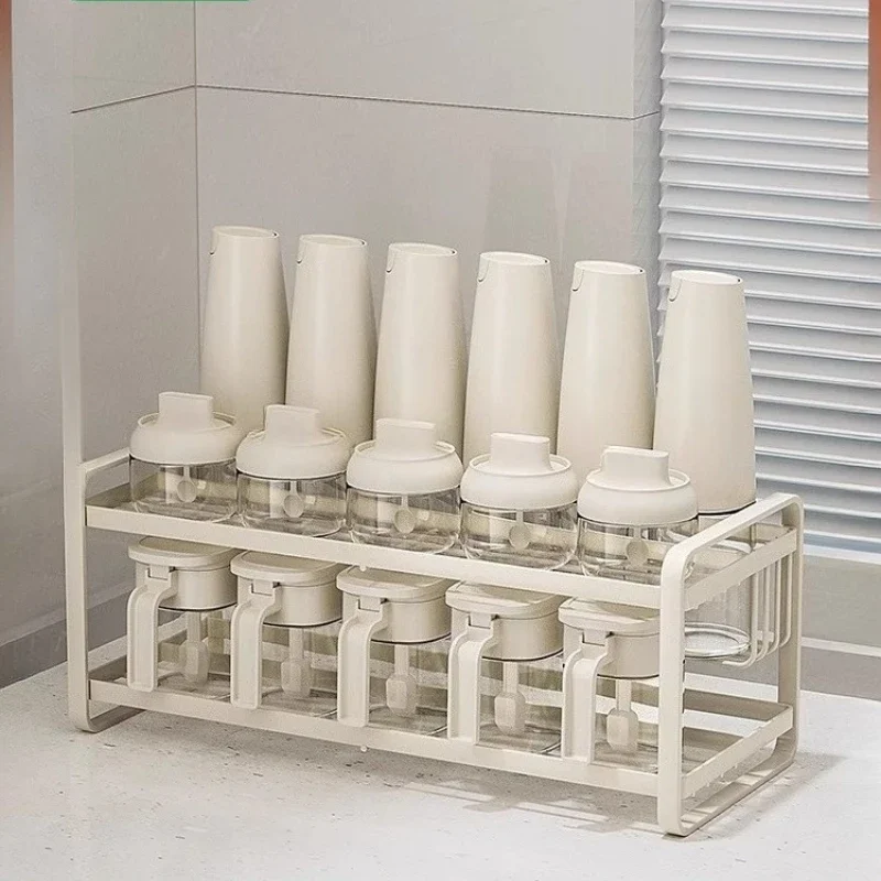 Kitchen salt seasoning tank storage box, seasoning rack household