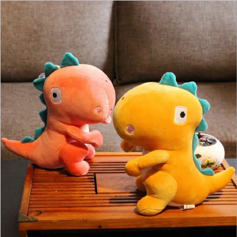 New Creative Super Cute Dinosaur Plush Toy Doll Q Version Tyrannosaurus Rex Doll Children's Birthday Gift Girls Holiday Gift