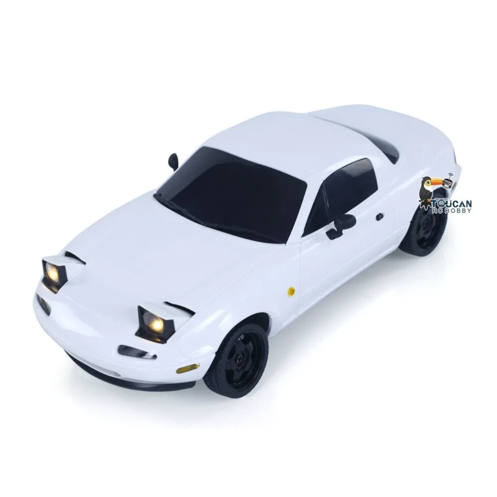 US Verkauf 1:18 LDRC Radio Control Drift Auto Modell Auf Straßenfahrzeuge Linear Geschwindigkeit LED Flip Licht Batterie Motor USB Ladung MX5 Spielzeug