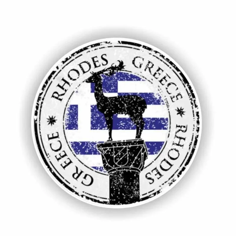 

Personalirt Greece Rhodes Car Sticker Decal Funny PVC Sticker