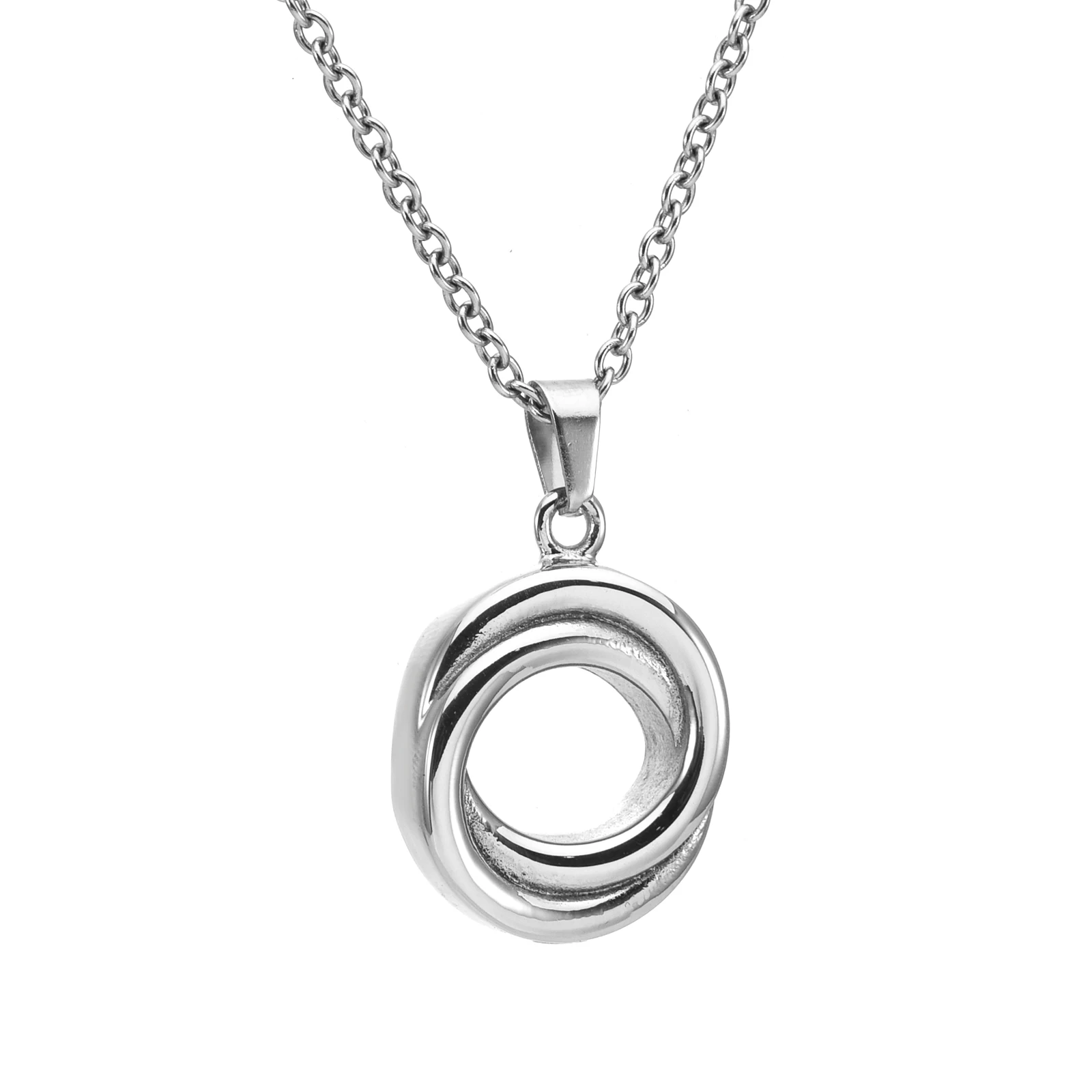 Cremation Necklace - Stainless Steel Ashes Pendant for Human Ash, Memorial Urn Jewelry Keepsake
