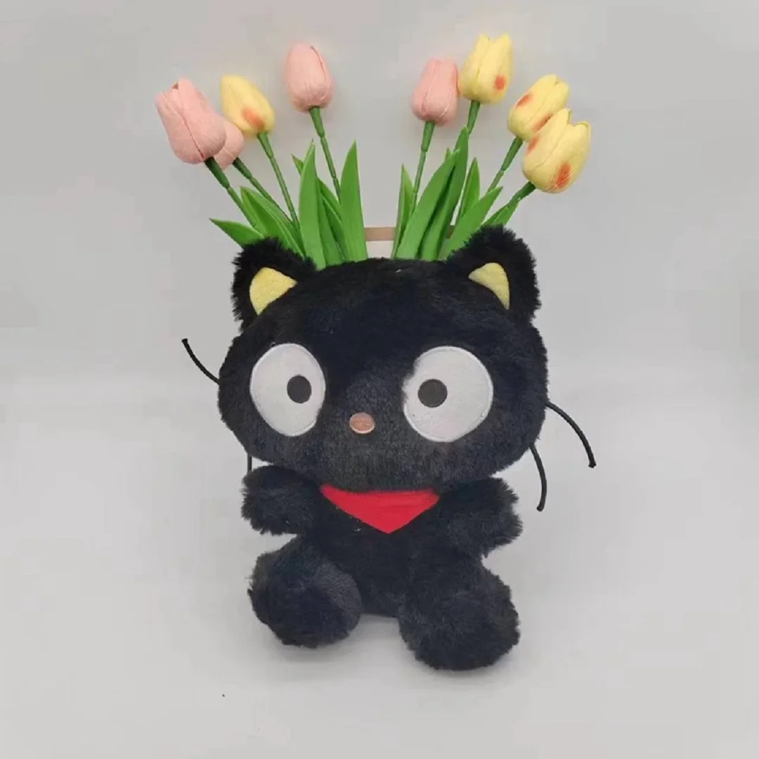 New HOT Treasuring U Lovely Black Cat Plush Toys Kawaii Stuffed Animal Black Dolls House Sofa Car Pillows Children Birthday Gift