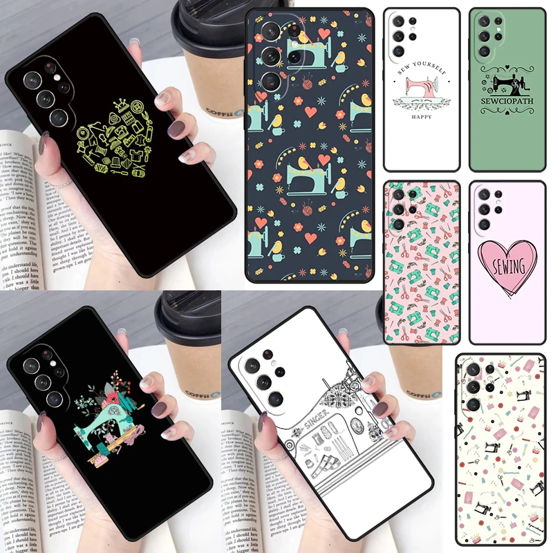 Sewing Machine Phone Case for Samsung Galaxy S26 Ultra S25 S24 S23 S22 S21 S20 Note10 Plus FE Cover
