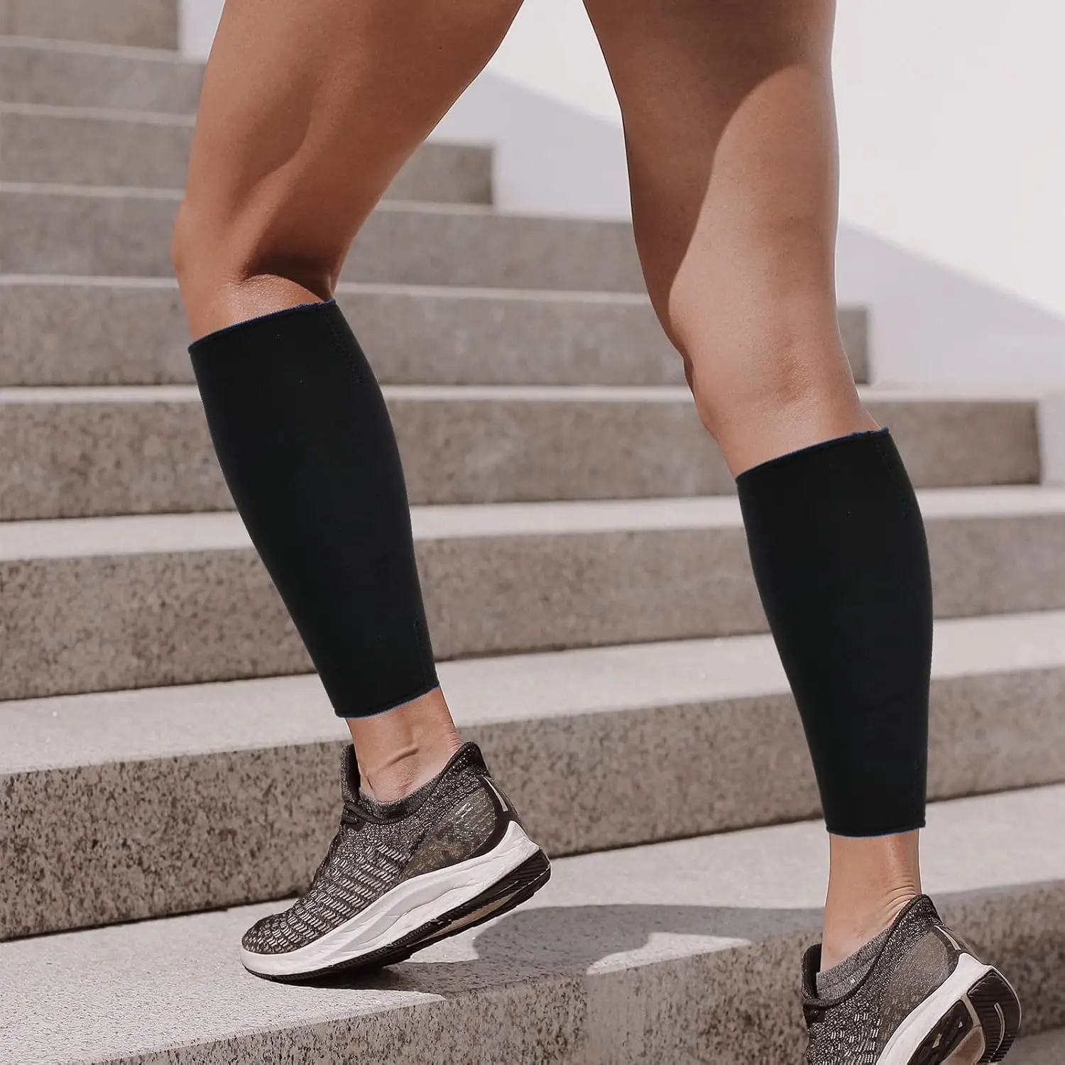 Wadenkompressionsbandage aus Kalbsleder für Outdoor-Sportarten, medizinische Kompressionsstrümpfe für Damen, 15-20 mmHg, Socken, Wadenbandage in medizinischer Qualität