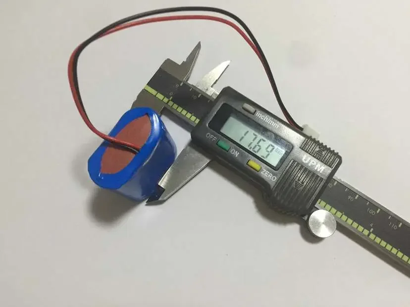 جديد حقيقي 7.4 فولت بطارية ليثيوم بوليمر بطارية قابلة للشحن 16340 1200 مللي أمبير لوحة دوائر كهربائية سلسلتين المعدات