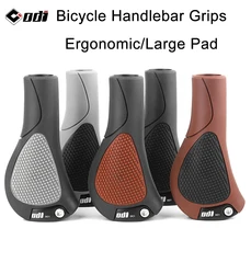 ODI OC1 Bicycle Grips 22.2mm Universal Large Pad Bike Handlebar Cover MTB Anti-Slip Grips Ergonomic Cycling Rubber Handle Parts