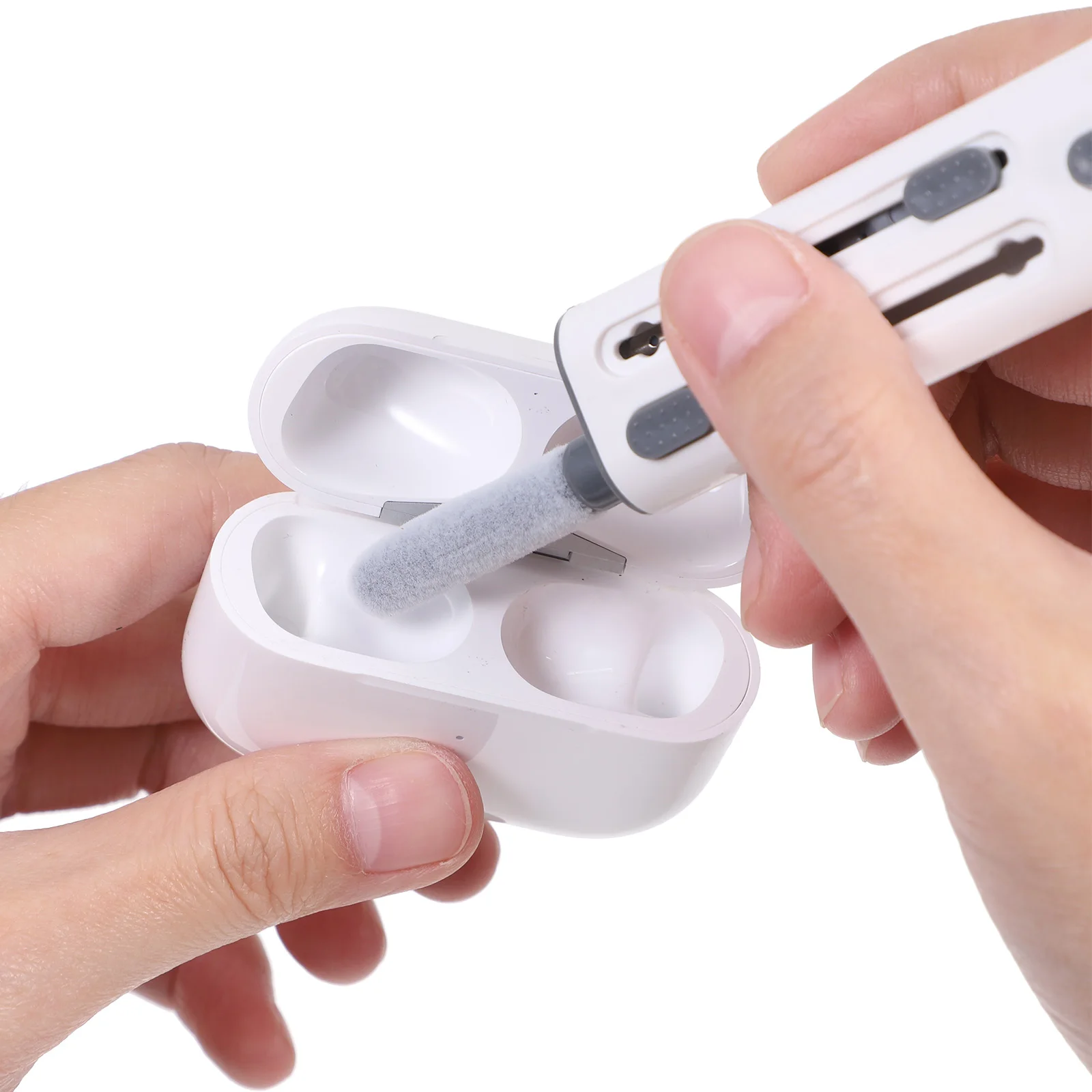 

Earphone Cleaning Brush Headset Cleaner Multifunctional Keycap Puller Wireless Case Dust Removal Tool Soft Keyboard