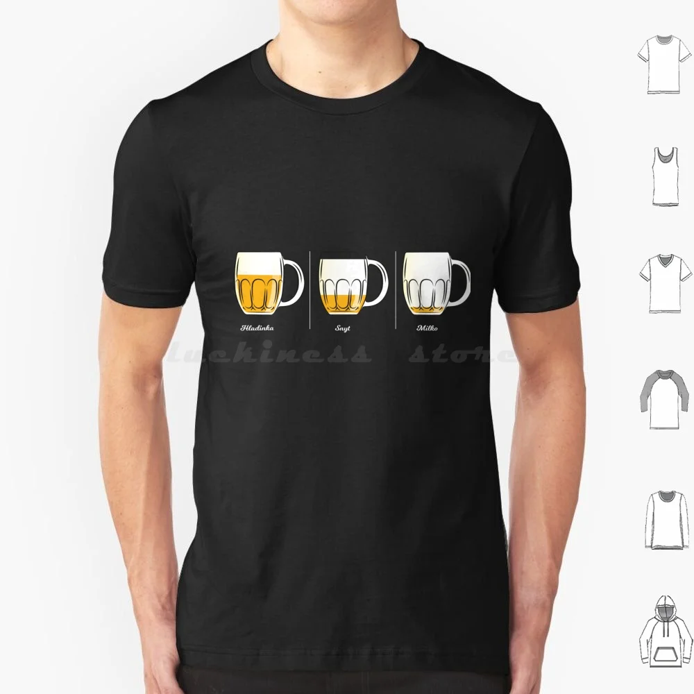 Classic Czech Beer Pours T Shirt Cotton Men Women Diy Print Czech Beer Glass Prague Budvar Pilsner Urquell