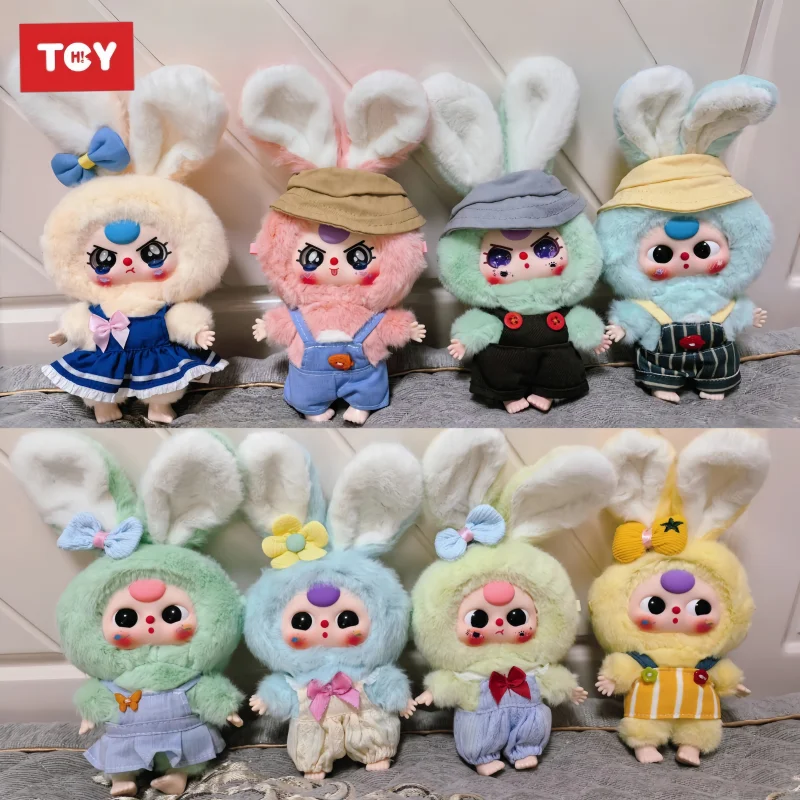 Hot Sales Genuine Mystery Box Baby Three Macaron Little Rabbit Series Blind Box Trendy Toys Backpack Decoration Christmas Gifts