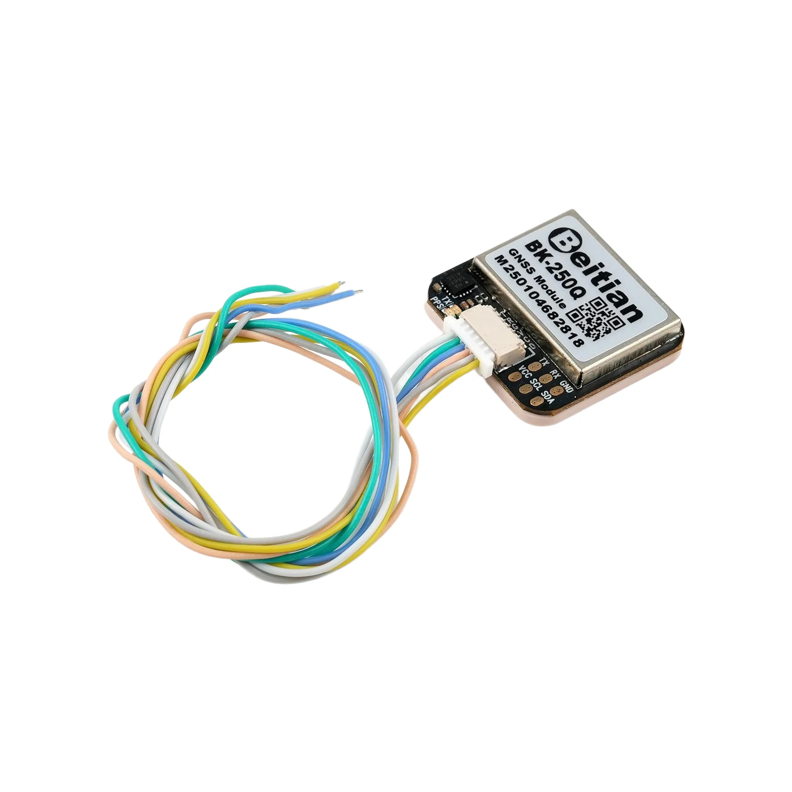 Beitian BK-250Q Ultra-Compact GNSS Module QMC5883 Compass M9140 Chip 4-System GNSS1.5m CEP 92Ch 1.0-6P Cable For Drone/Vehicles