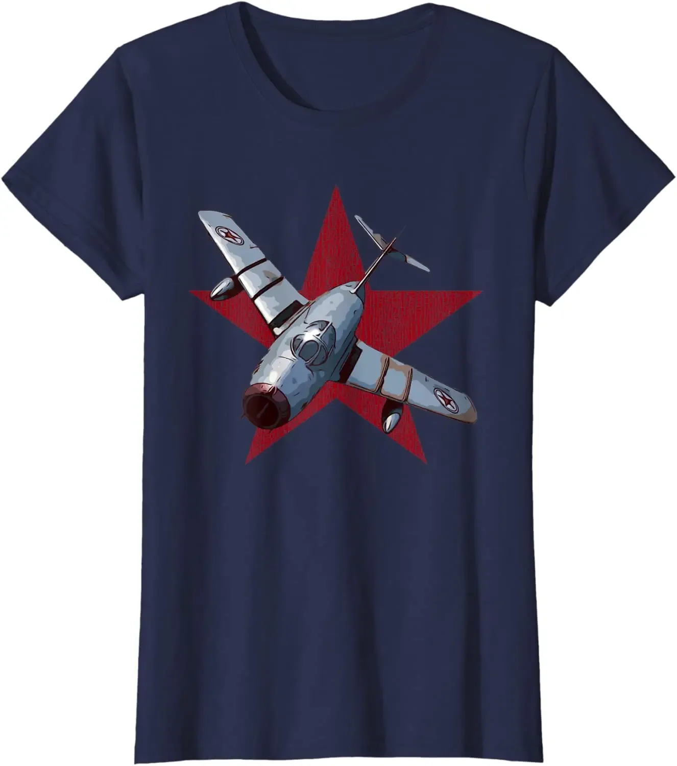 Soviet MiG 15 Jet Fighter Military Aviation T-Shirt 100% Cotton O-Neck Summer Short Sleeve Casual Mens T-shirt Size S-3XL