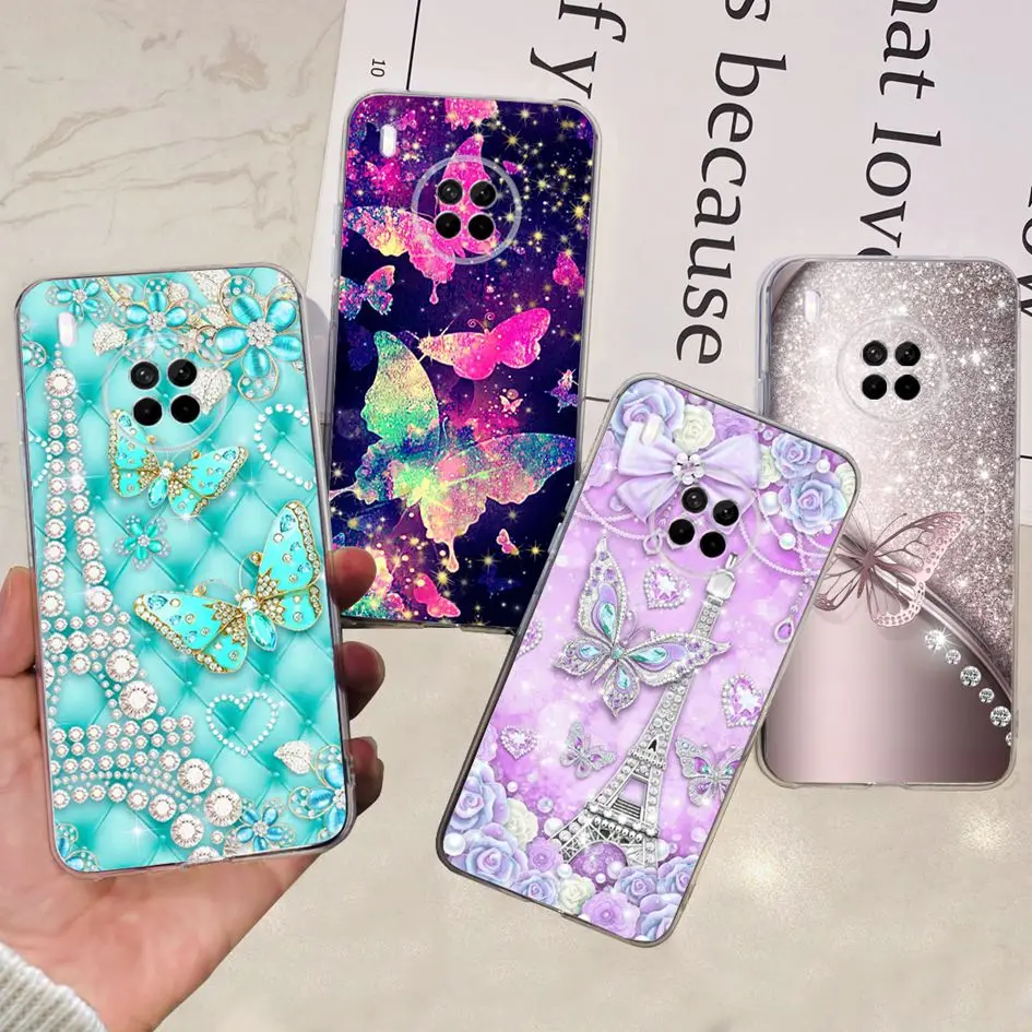 For Cover Huawei Y9a Phone Case FRL-22 FRL-23 Back Cover Soft Bumper For Huawei Nova Y91 2023 Funda STG-LX1 STG-LX2 NovaY91 Case