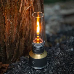 CAMPINGMOON Camping Gas Lamp T-1D Outdoor Camping Atmosphere Candle Lamp with Gas Canister Inflation Optional