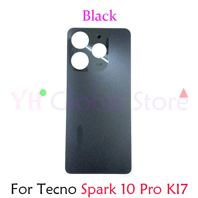 

Rear Housing For Tecno Spark 10 Pro 6.8" KI7 Spark 10Pro Battery Back Cover Repair Replace Phone Door Case