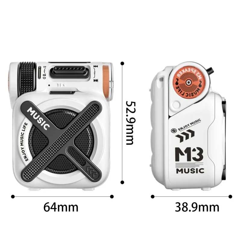 Kreatywny Bezprzewodowy Subwoofer Stereo Hi-Fi Bezprzewodowe Głośniki Bluetooth Odtwarzacz Muzyki Mini Głośniki Zewnętrzne Małe Stalowe Dzwony