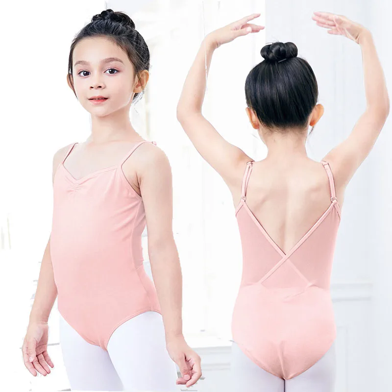 Girl's Cotton Ballet Leotard gymnastics leotard ballet dress Dancing Kids Dance Wear Skating Dresses for Girls bodysuit