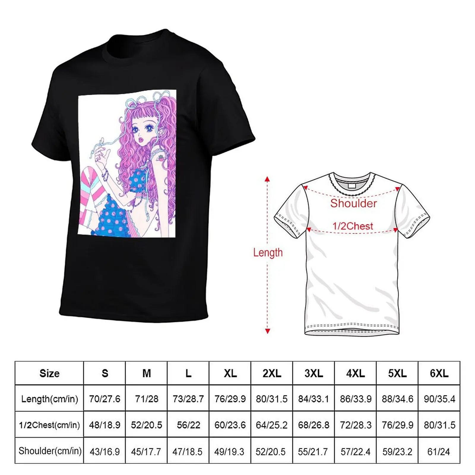 Paradise Kiss Miwako Sakurada Spread T-Shirt plain anime mens clothing