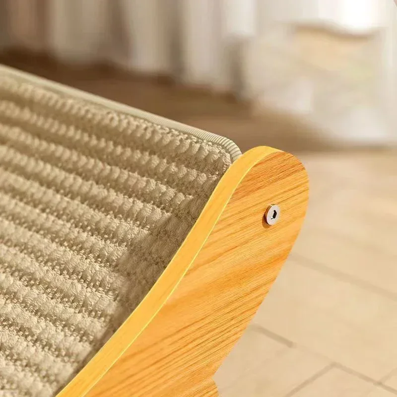 Holz katze Kratz kissen Multifunktion katzen Schlaf bett abnehmbare verschleiß feste Katze Kratz brett Kätzchen Schleifen Katzen Spielzeug – Detail 6
