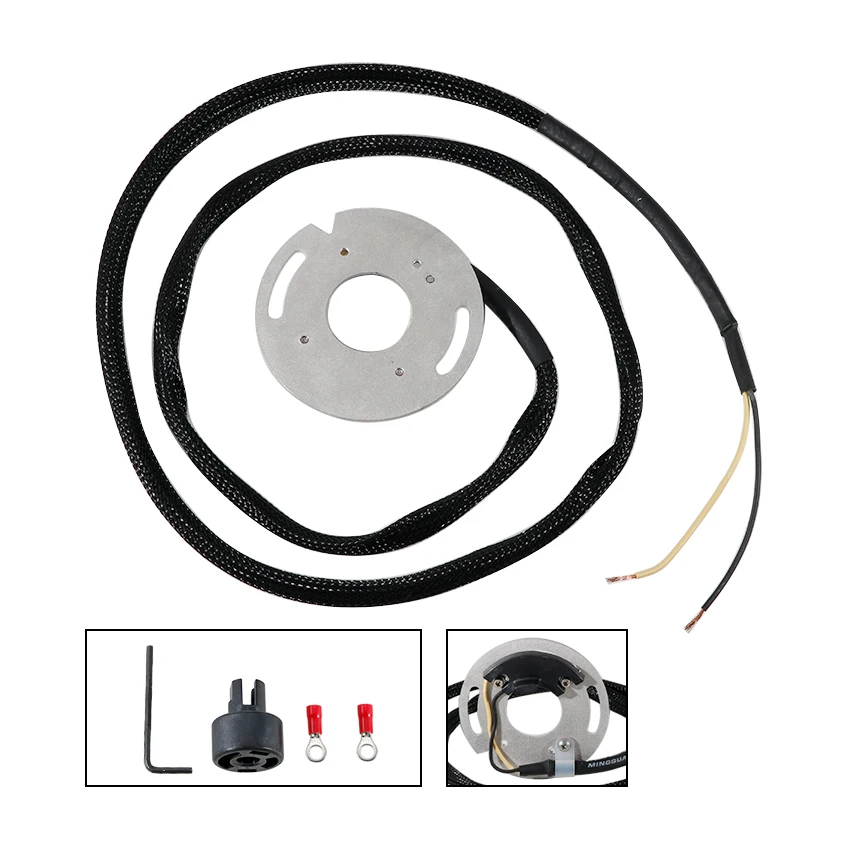Motorrad-Stator-Pickup-Pulser-Spule für Harley Davidson Bad Boy FXSTSB, Disc Glide FXRDG, Fat Bob FXEF, Road Glide FLTR, XR750 – Detail 5