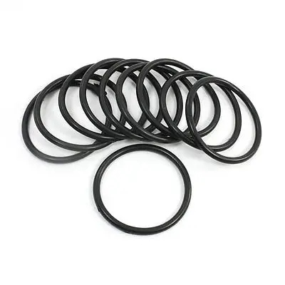 

10Pcs 55mm x 47mm x 4mm Mechanical Rubber O Ring Oil Seal Gaskets Black