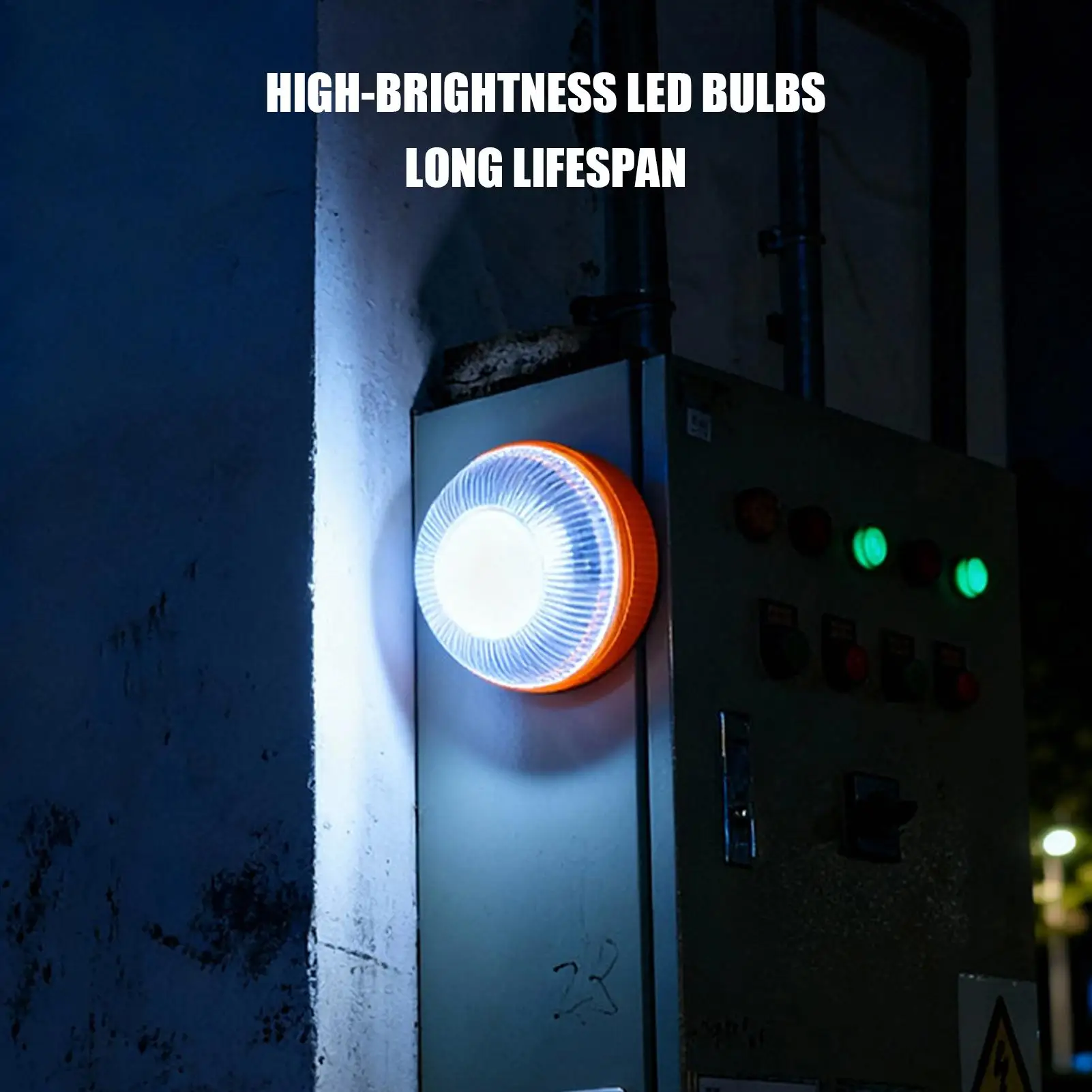 Led Car Strobe Warning Light Portable Emergency Light Magnetic Induction Road Accident Light Safety Accessory Flashing Light