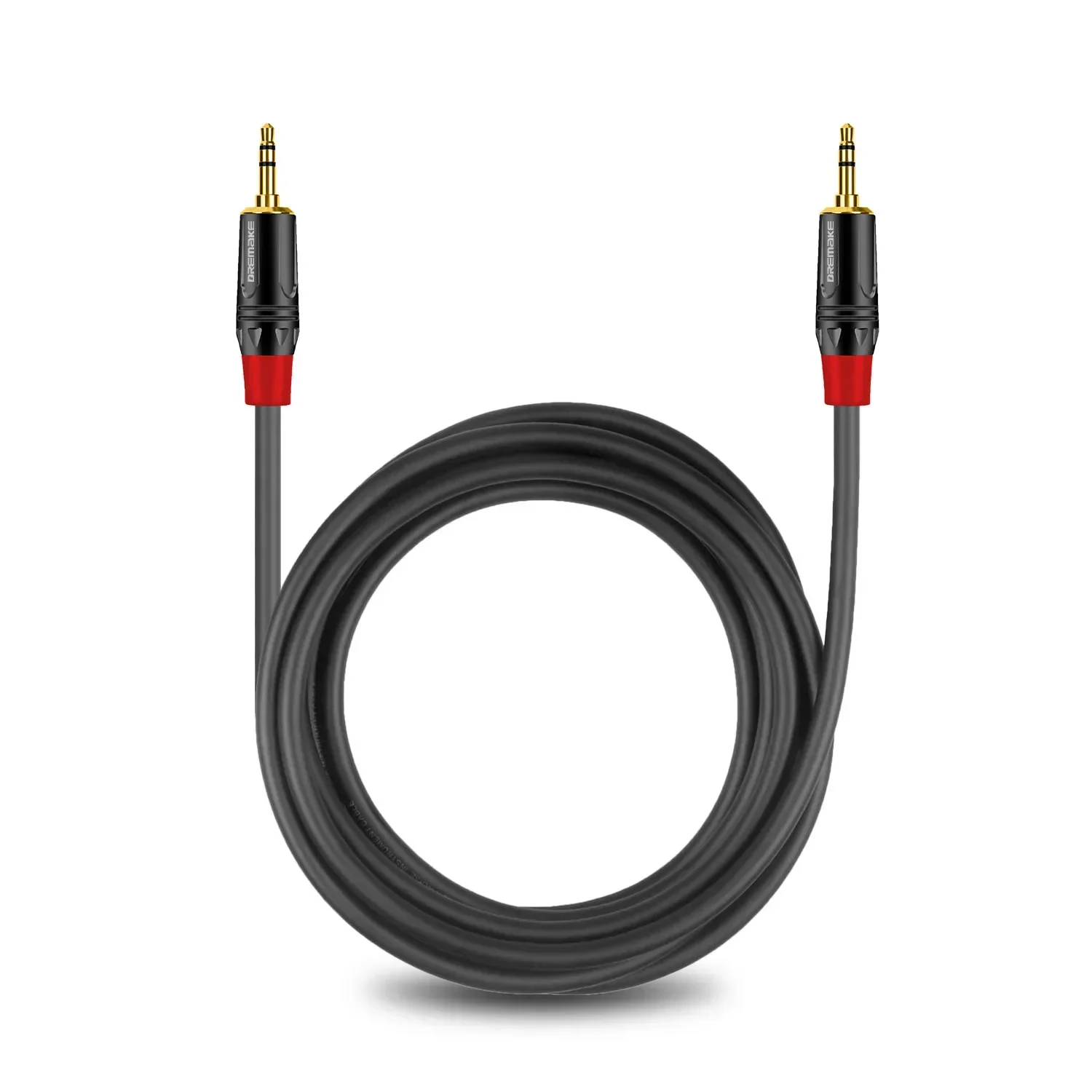 DREMAKE TRS 3.5mm kabel Audio dodatkowy Adapter wejściowy z męskiego na męskie przewód AUX do słuchawek głośnik samochodowy do domu stereo