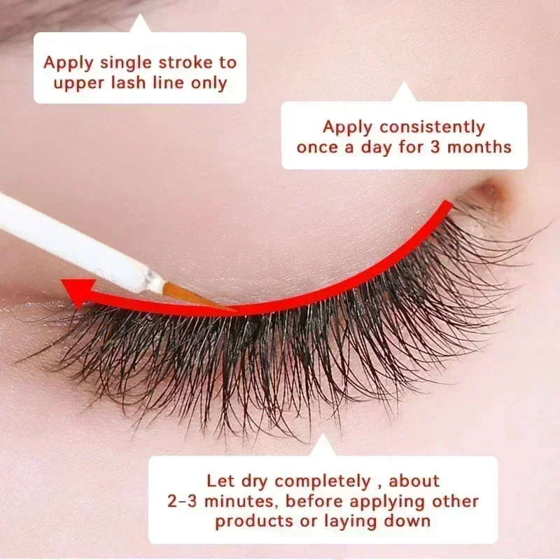 Fast Eyelash Growth Serum 7 วัน Natural Eyelash Enhancer Longer Fuller หนา Lashes Treatment ผลิตภัณฑ์ Eye Care แต่งหน้า