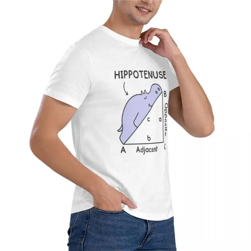 Hippotenuse, Hypotenuse Math Pun Classic T-Shirt big and tall t shirts for men Men\'s clothing sweat shirt t shirt man