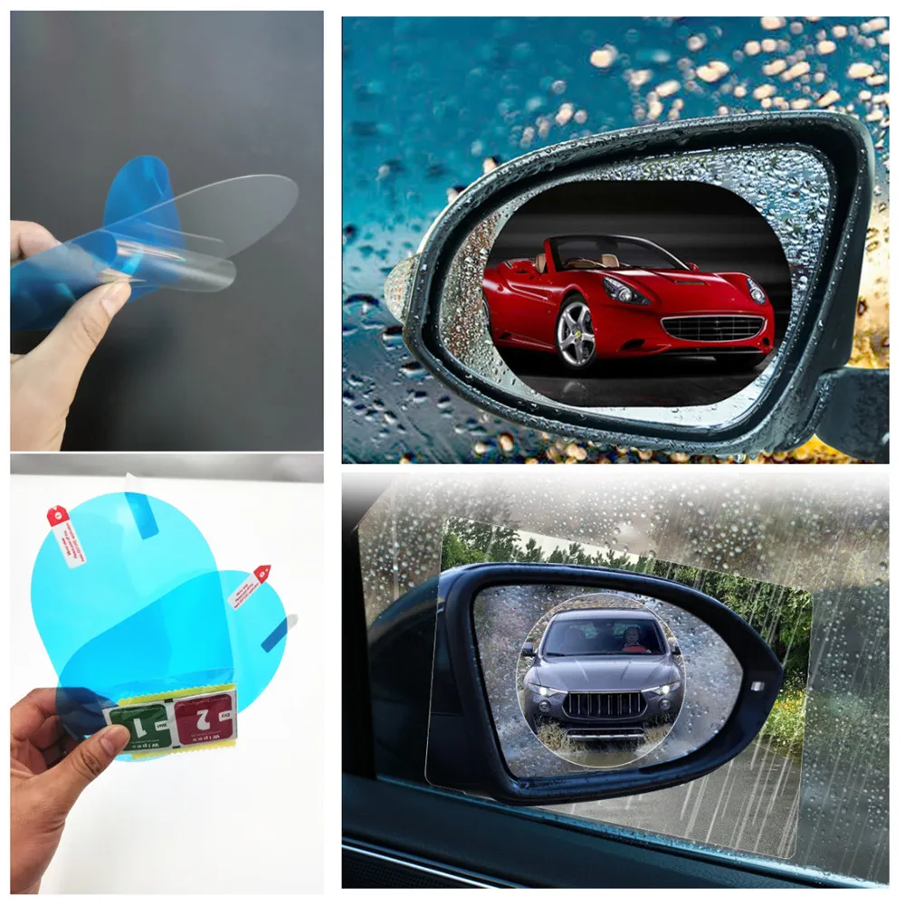 car rain rearview mirror films waterproof for Ford Focus Mondeo Festiva Fusion Suit Fiesta KA Remote Key Protector Case