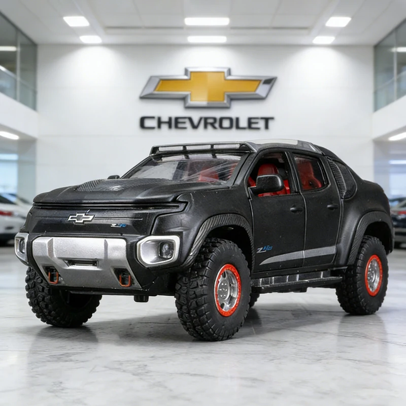 

1:32 Chevy Colorado ZH2 Alloy Model Car Toy Diecasts Metal Casting Sound and Light Car Toys For Children Vehicle