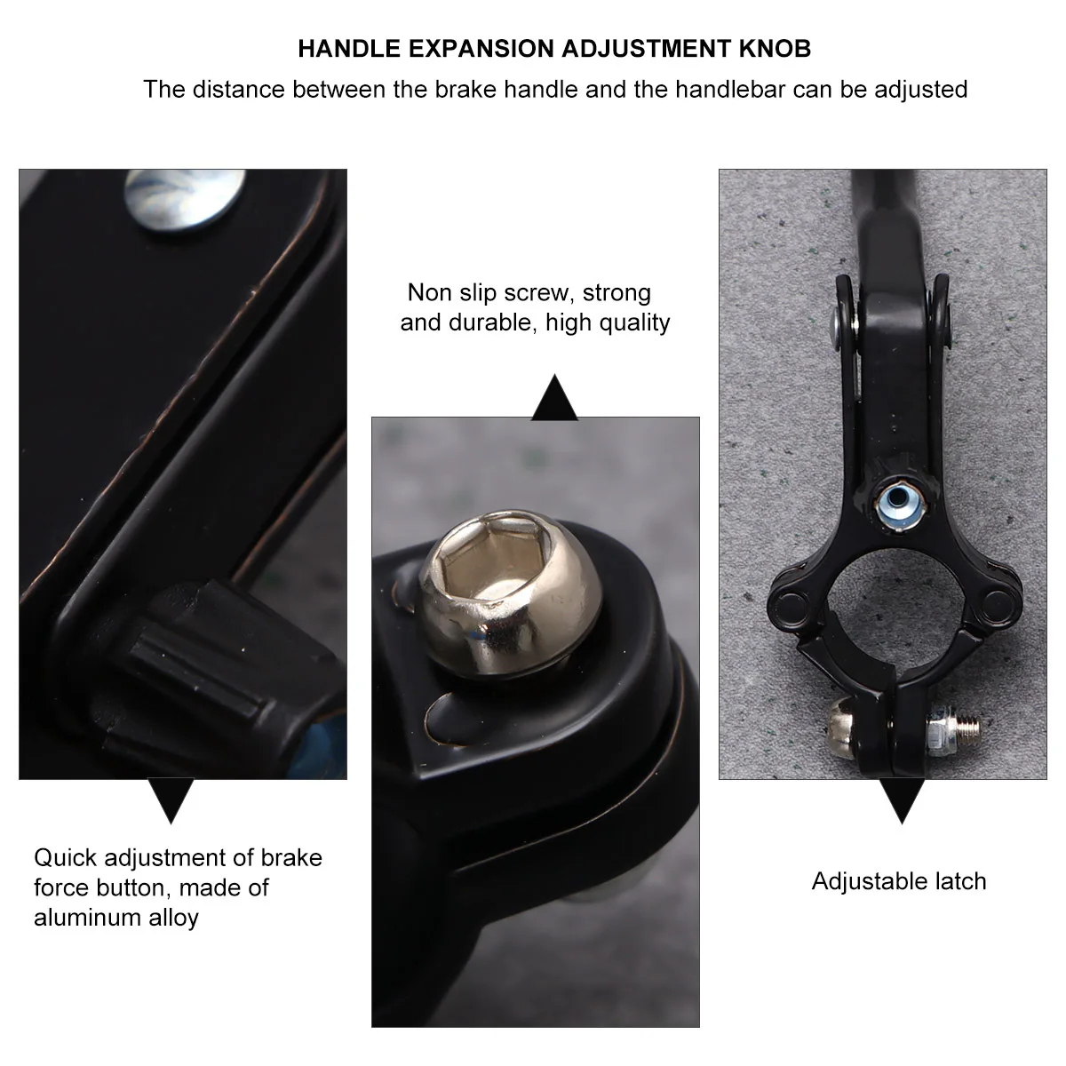 

2pcs Aluminum Alloy Levers Universal Bike Brake Handle For Adult Kids Bicycle Repair Home Maintenance Brakes Bike Brake Lever