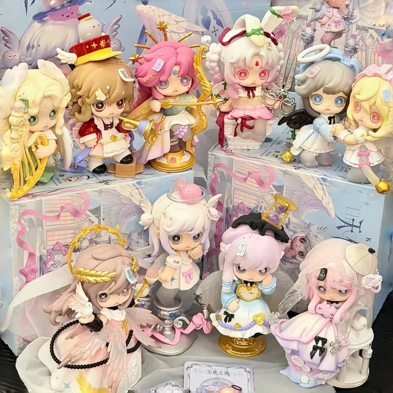 Ghost Generation 5 City Of Angels Series Blind Box Collectible Cute Figure Toy Gift For Fans Desk Shelf Display Home Decor Gift