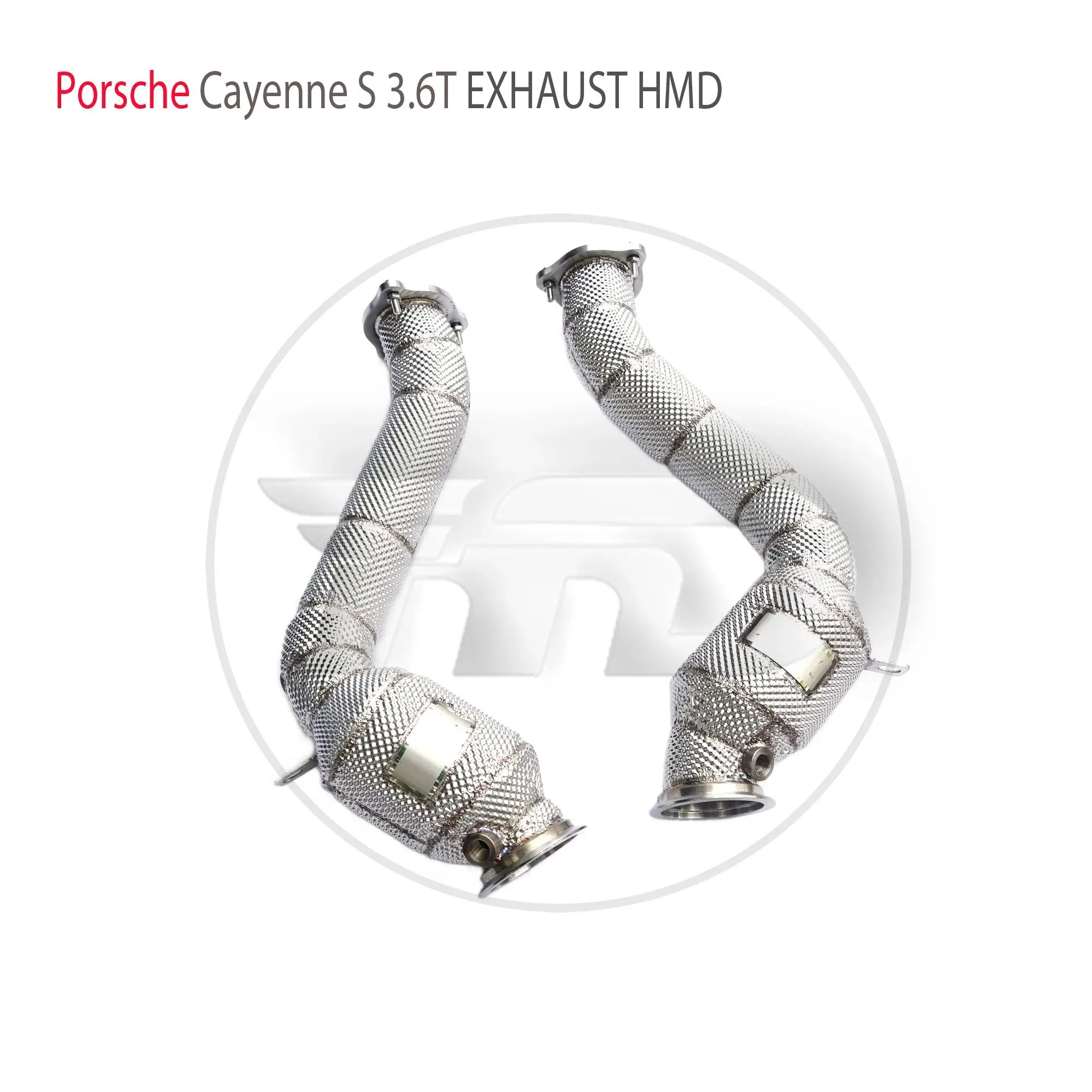 HMD Exhaust System High Flow Performance Downpipe for Porsche Cayenne S GTS 3.6T With Catalytic Converter