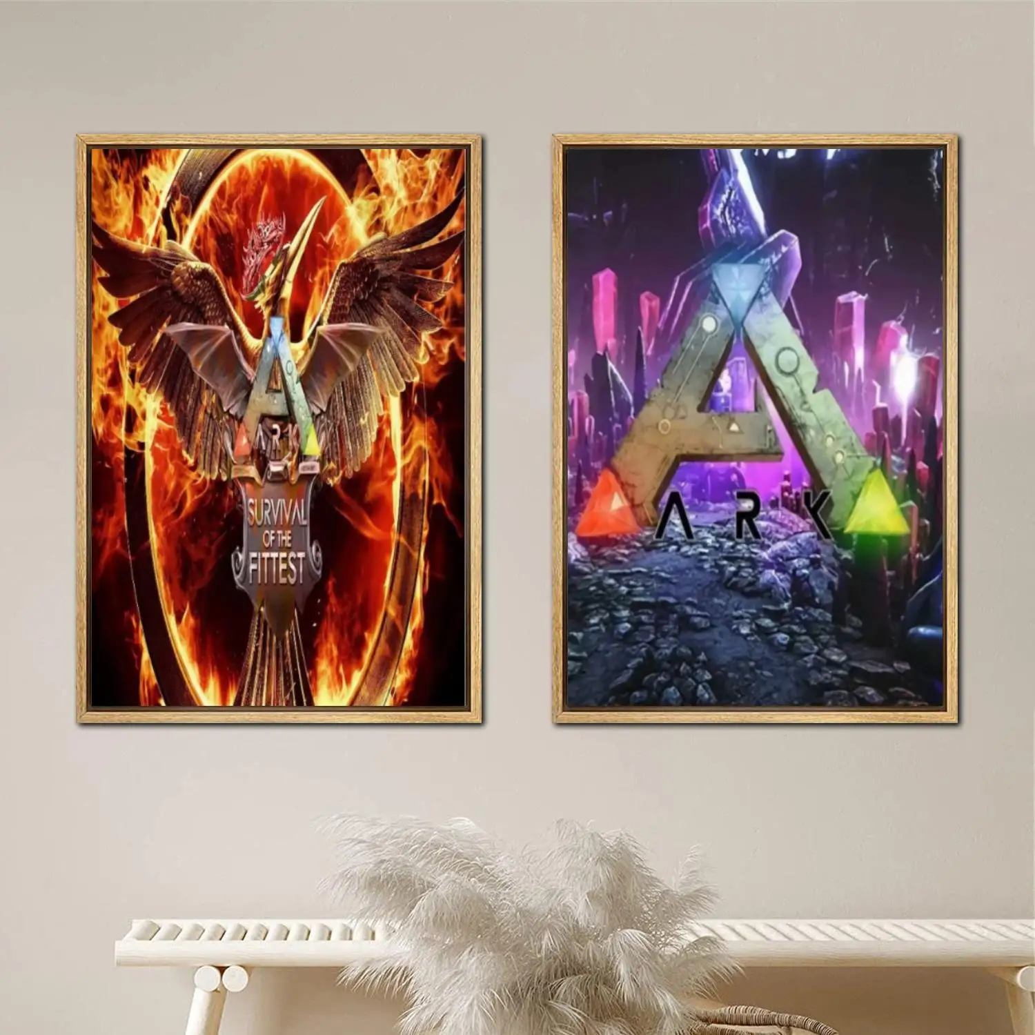 ark survival evolved Poster Painting 24x36 Wall Art Canvas Posters room decor Modern Family bedroom Decoration Art wall decor