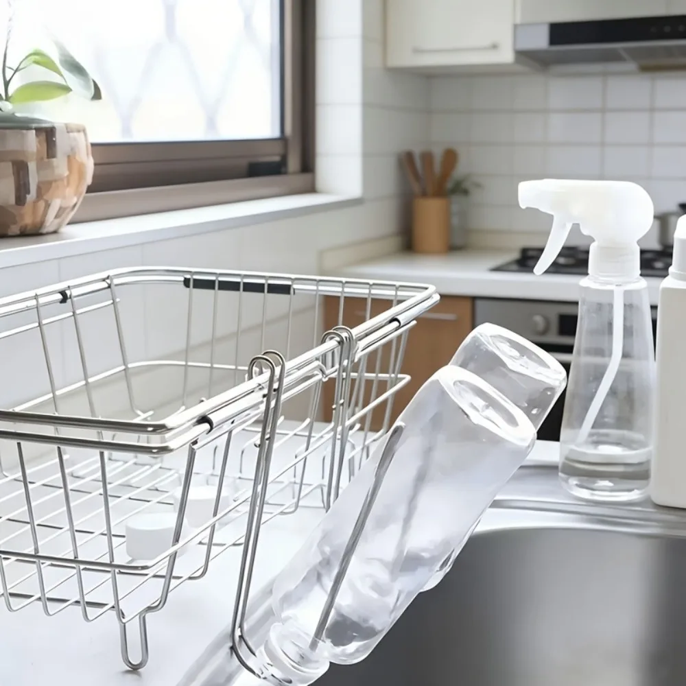 4PCS U Shape Hanging Cup Drying Hook Bold Space Saving Kitchen Storage Rack Stainless Steel Wear-resistant