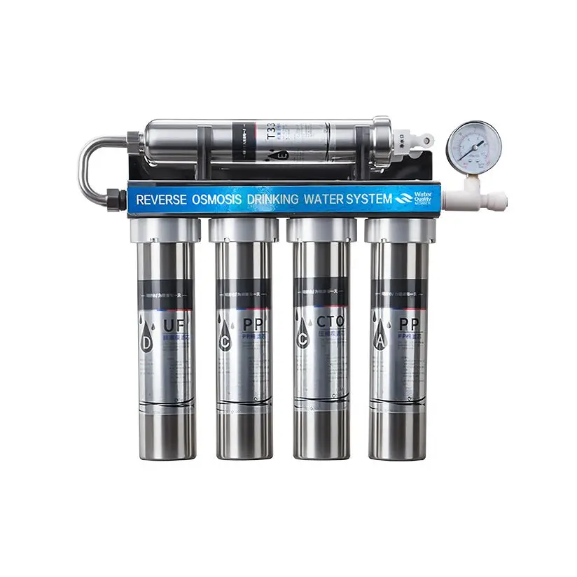 

Hot Sale Under Sink Countertop Level 5 Ultrafilter UF Stainless Steel Hous Water Filter