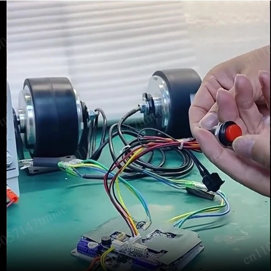 4 Inch Brushless Speed Regulation Motor 116 with Toothed Hub Reduction DC Low Speed High Torque for Medical Push Cart