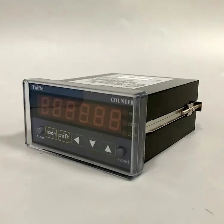 2026 TAIDE Taide Counter TC-63KA Open Hole 96 * 48 Button Type 6-digit Display Three-stage Meter Counter In Stock
