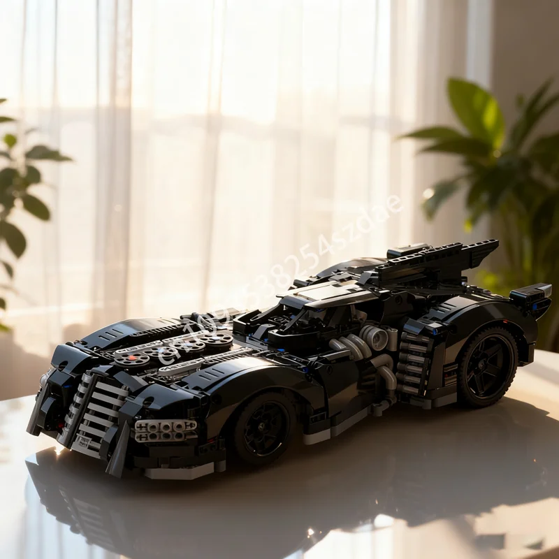 

935pcs MOC Arkham Asylum Batmobile Super Heroes DCD Model Toys Building Blocks Assemble DIY Idea Christmas Gifts Education Kids