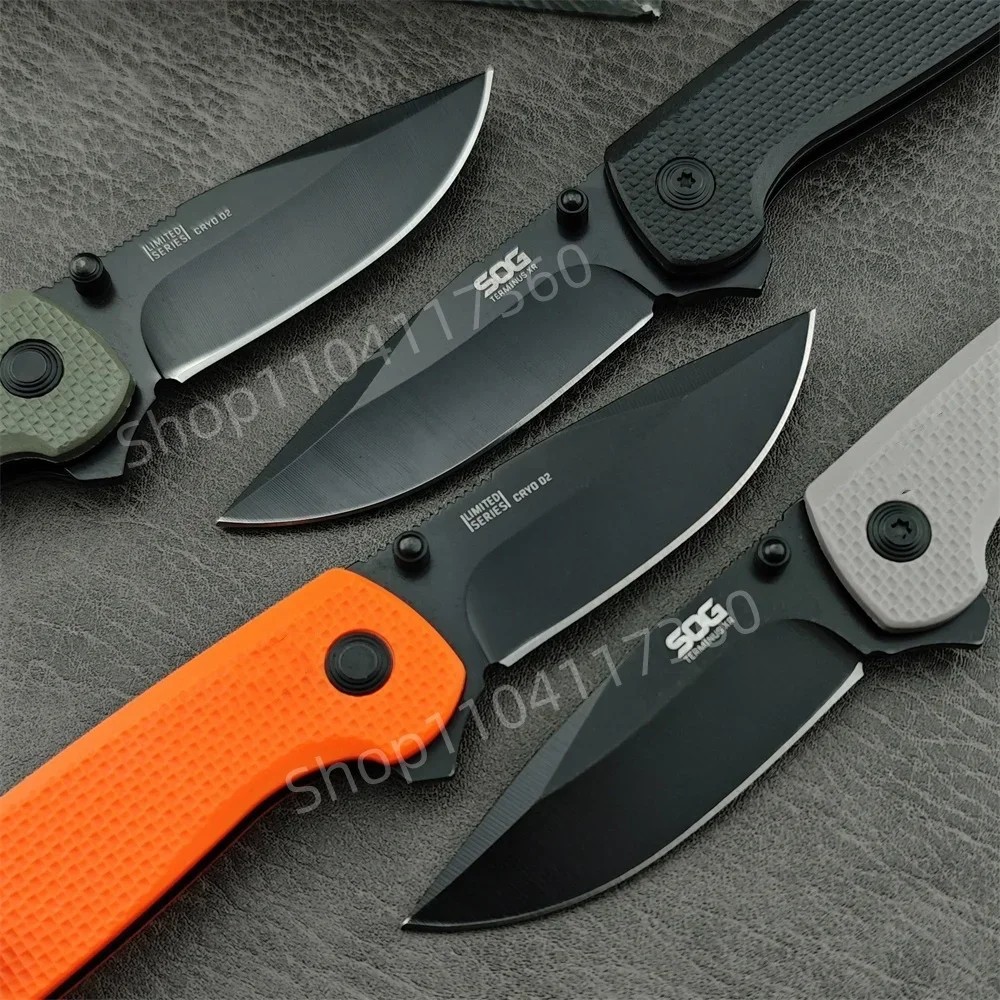 D2 TERMUNUS XR Multifunctional Folding Knife Nylon Fiber Handle High Quality Outdoor EDC Camping Hiking Hunting Tools