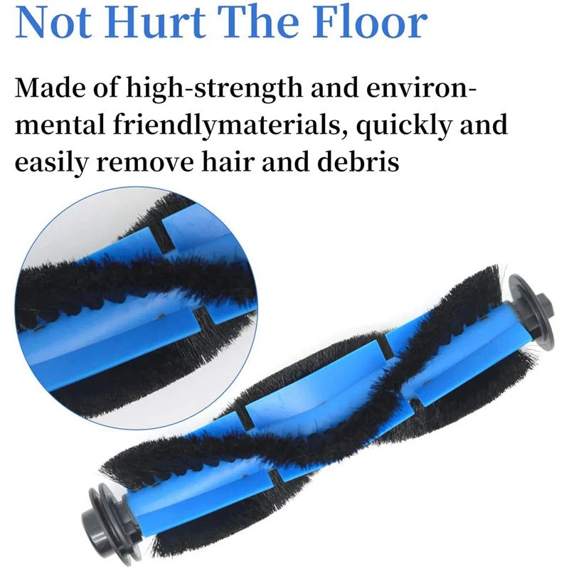 ABUD-6 Pack Replacement Parts Rolling Brush For Eufy Robovac 11S 15C 30 30C 12 35C Robotic Vacuum Cleaner
