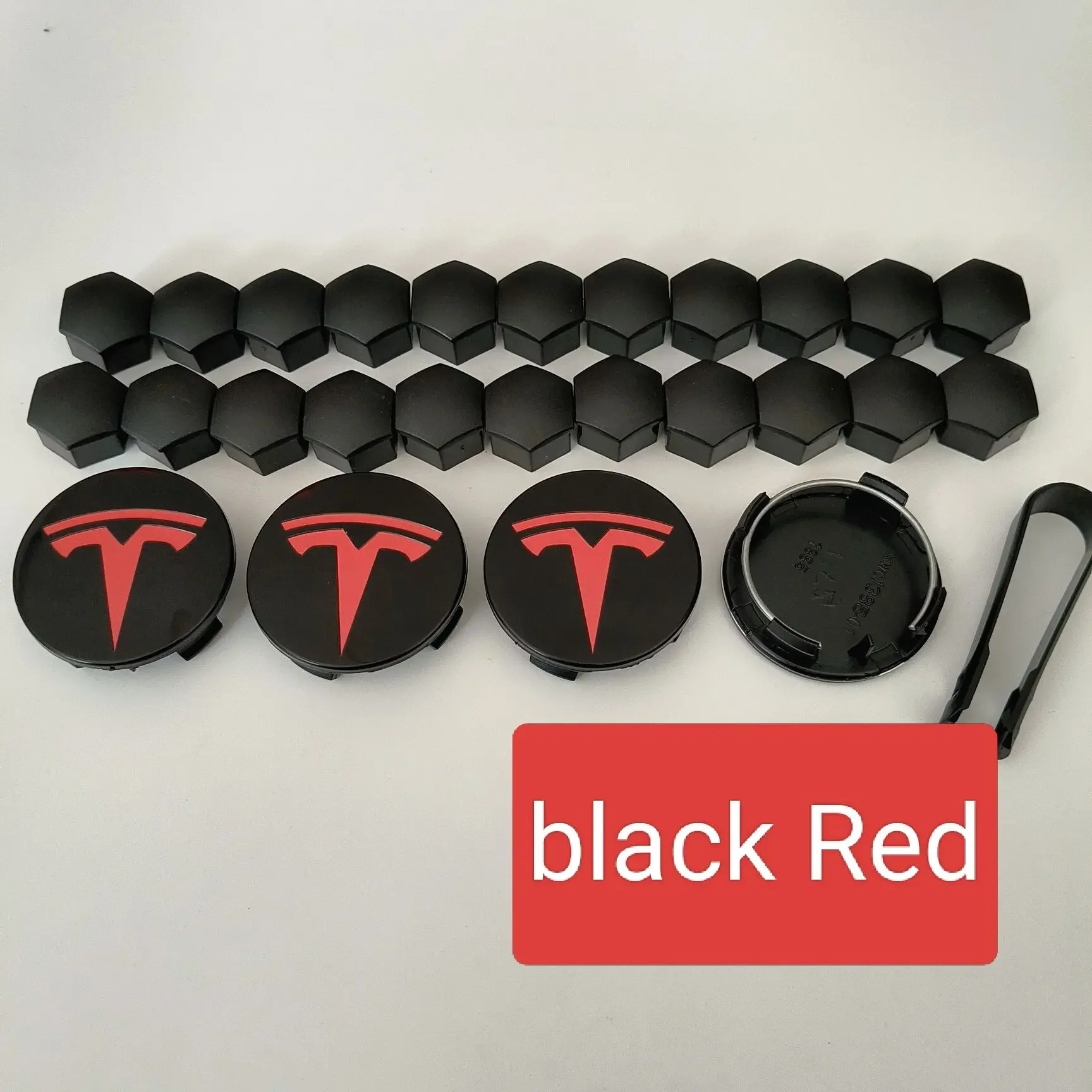 25 black Red Black