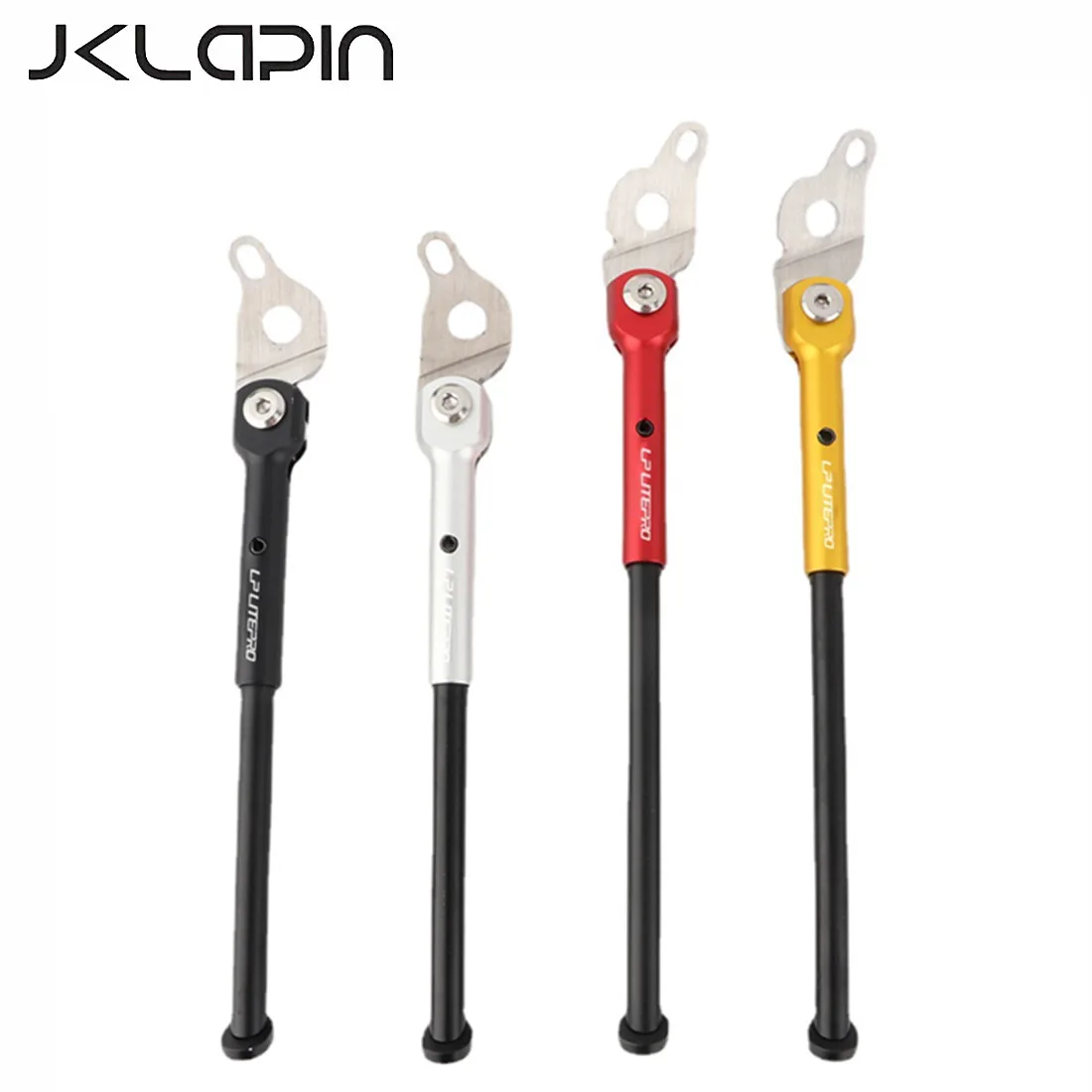 JKLapin Litepro Sepeda Kickstand Aluminium Logam Campuran CNC Braket Parkir untuk K3 Plus Rak Sepeda Lipat